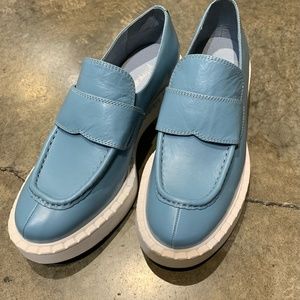 Jeffrey Campbell Blue Loafers